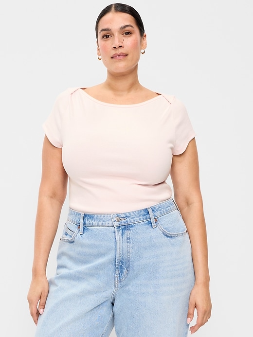 Image number 7 showing, Snug Boatneck T-Shirt