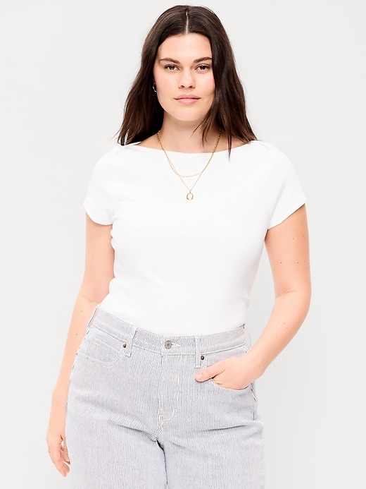 Image number 5 showing, Snug Boatneck T-Shirt