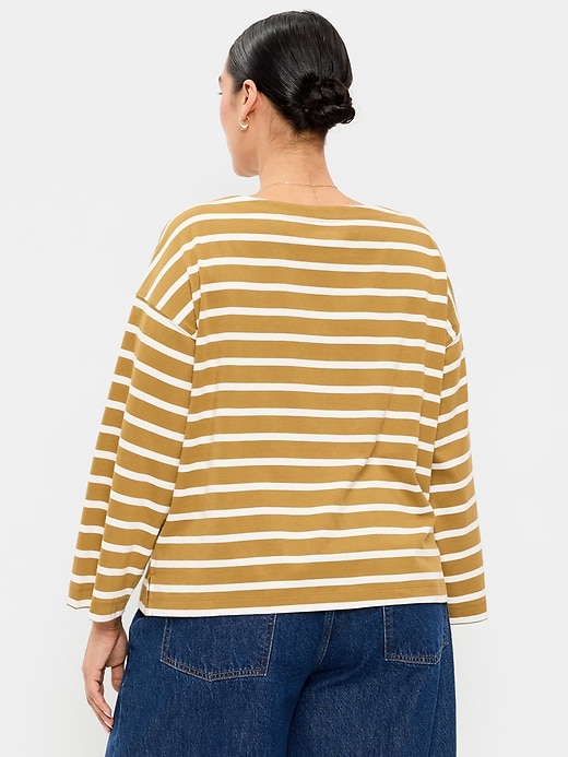 Image number 7 showing, Long-Sleeve Mariner Loose T-Shirt