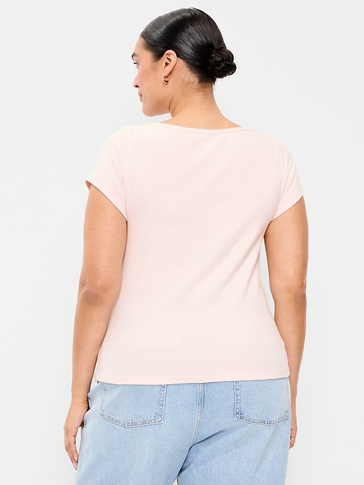 Image number 8 showing, Snug Boatneck T-Shirt