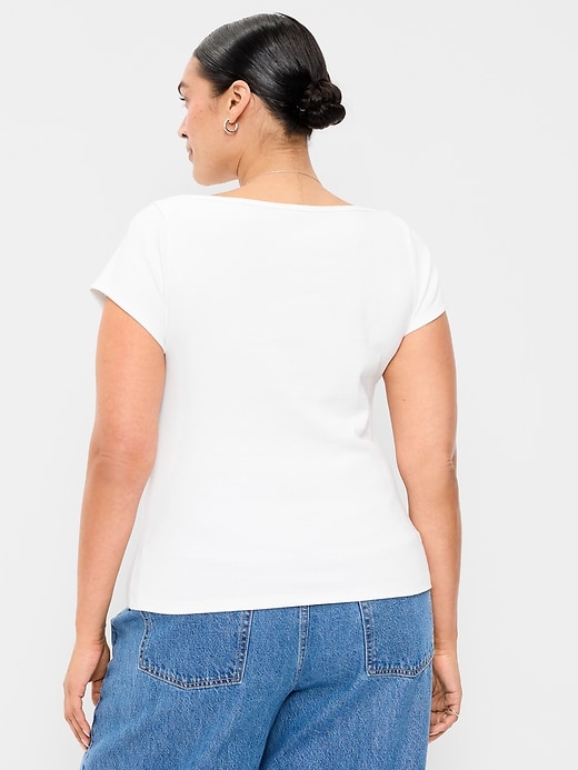 Image number 8 showing, Snug Boatneck T-Shirt