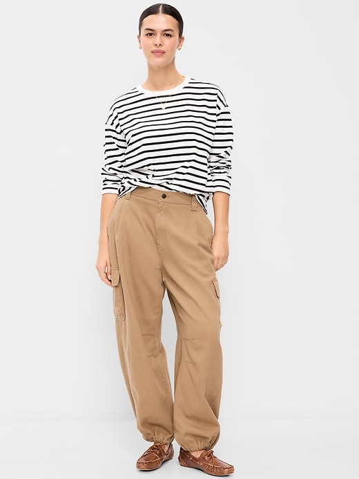 Image number 5 showing, Twill Barrel Cargo Pants