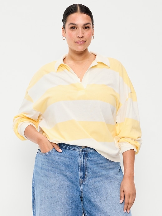 Image number 6 showing, Long-Sleeve Rugby Top