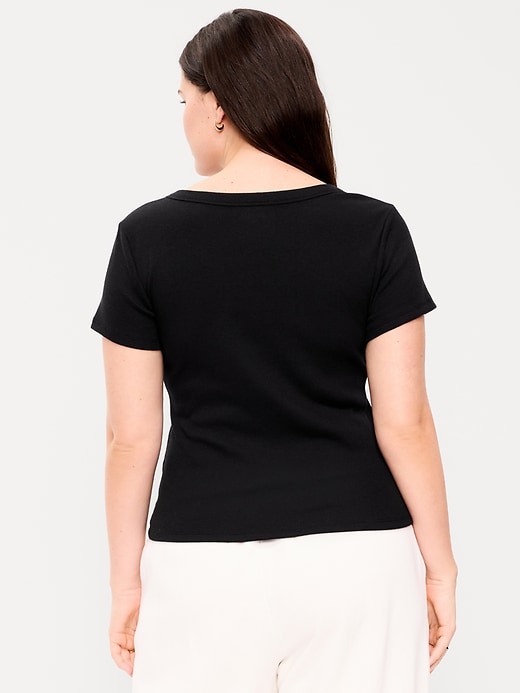 Image number 6 showing, Snug V-Neck T-Shirt