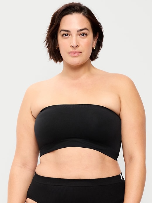Image number 7 showing, Seamless Ribbed Longline Bandeau