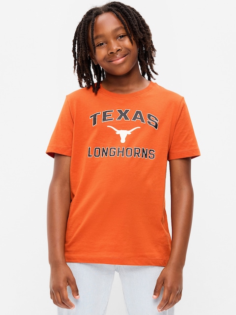College Graphic Gender-Neutral T-Shirt for Kids