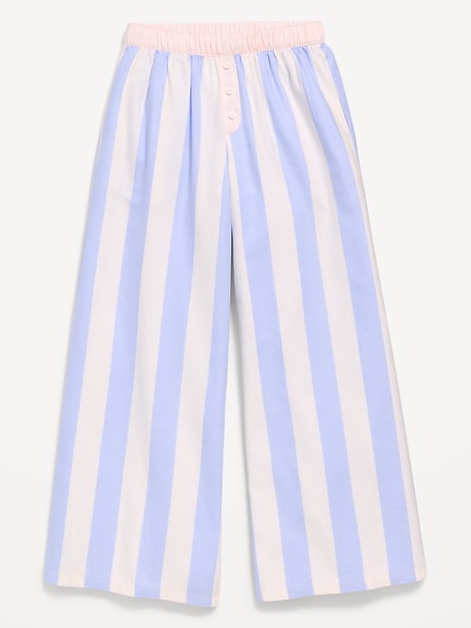 Image number 2 showing, Pull-On Loose Twill Pants for Girls