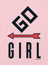 Image number 2 showing, Monopoly Go Girl Graphic T-Shirt for Girls