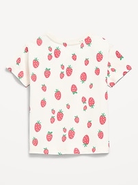 Image number 2 showing, Printed Short-Sleeve T-Shirt for Toddler Girls