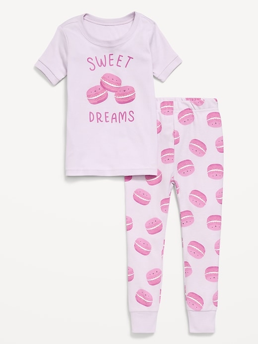 Image number 1 showing, Unisex Snug-Fit Printed Pajama Set for Toddler & Baby