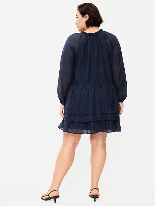 Image number 10 showing, Long-Sleeve Swing Mini Dress
