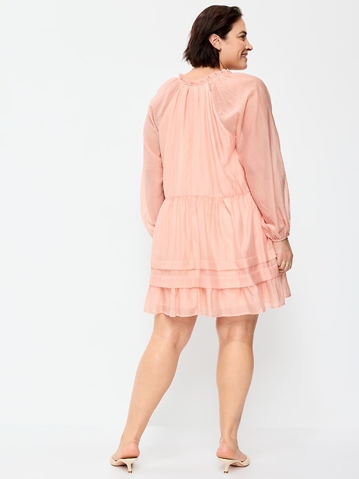 Image number 9 showing, Long-Sleeve Swing Mini Dress