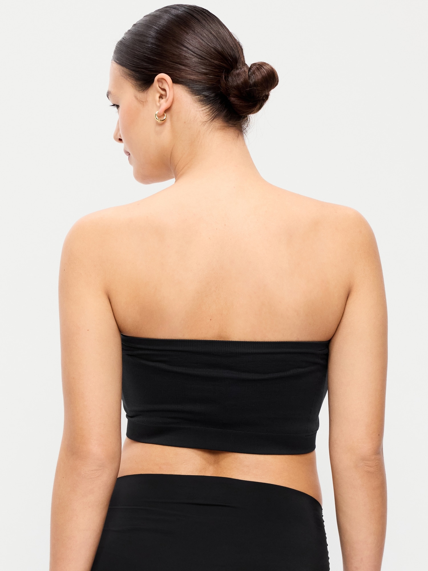 Seamless Ribbed Longline Bandeau