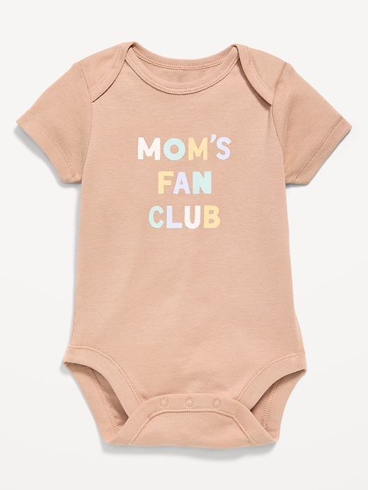 Image number 1 showing, Short-Sleeve Graphic Bodysuit for Baby