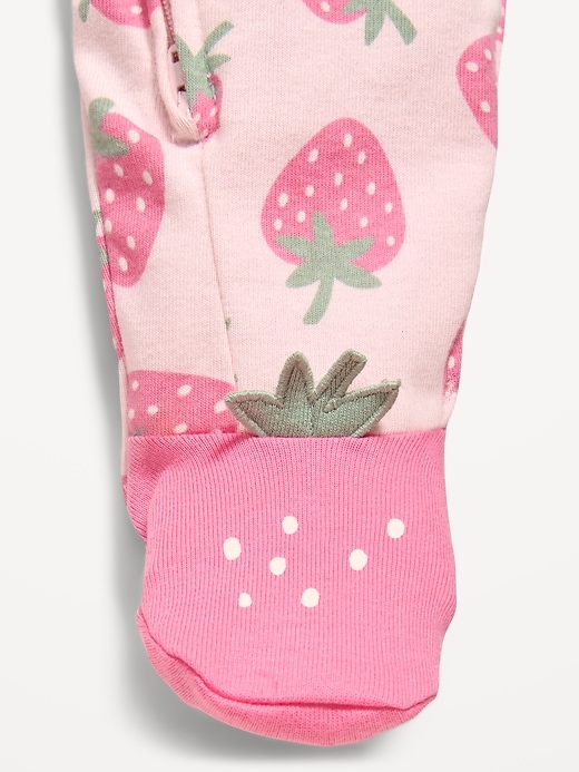 Image number 4 showing, 2-Way-Zip Sleep & Play Footed One-Piece for Baby