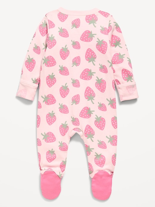 Image number 3 showing, 2-Way-Zip Sleep & Play Footed One-Piece for Baby