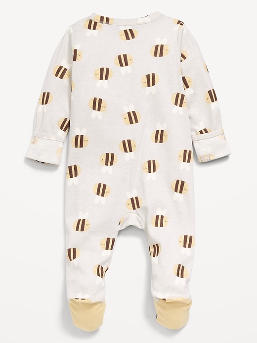 Image number 3 showing, 2-Way-Zip Sleep & Play Footed One-Piece for Baby