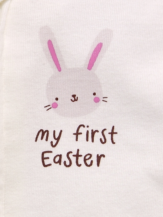 Image number 2 showing, 2-Way-Zip Sleep & Play Footed One-Piece for Baby