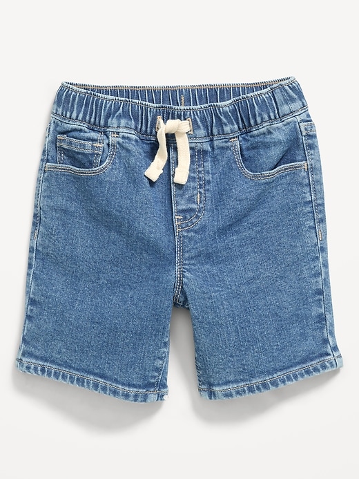 Image number 1 showing, Pull-On Jean Shorts for Toddler Boys
