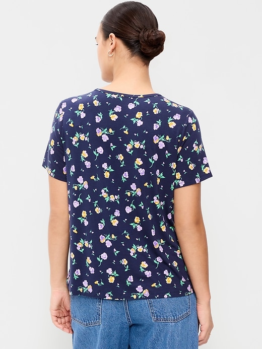 Image number 5 showing, Luxe Crew-Neck T-Shirt