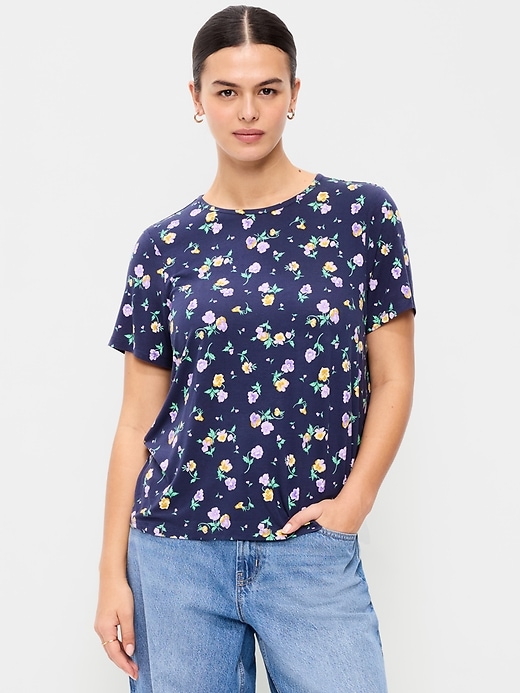 Image number 4 showing, Luxe Crew-Neck T-Shirt