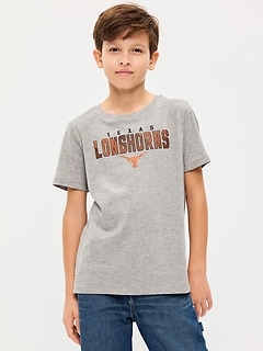 College Graphic Gender-Neutral T-Shirt for Kids