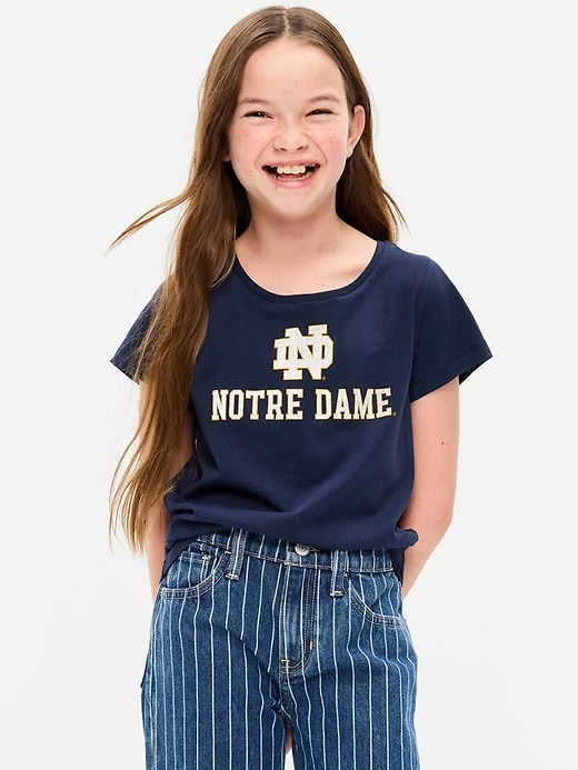 Image number 1 showing, College Graphic T-Shirt for Girls