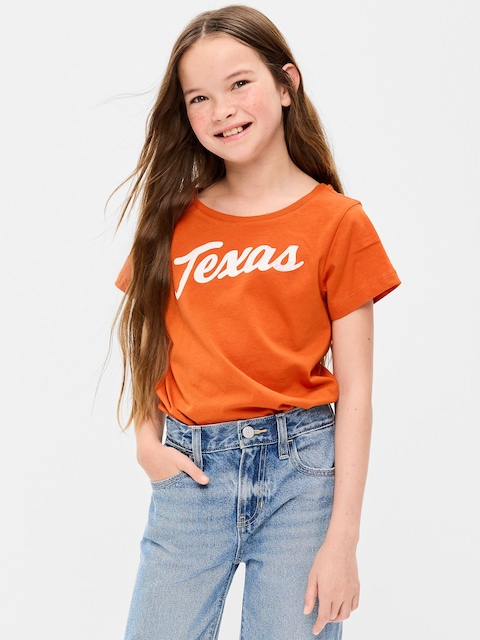 College Graphic T-Shirt for Girls