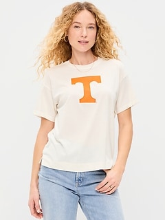 College Crew-Neck T-Shirt for Women