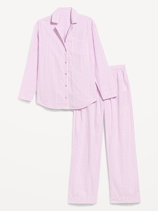 Image number 4 showing, Poplin Pajama Pant Set