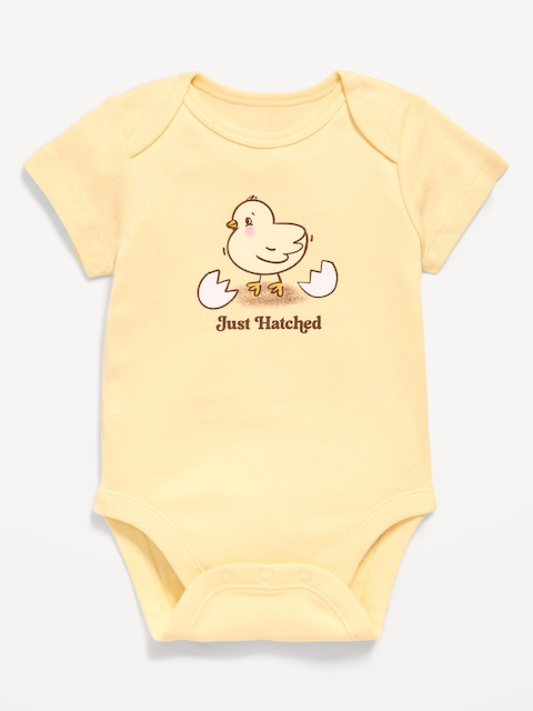 Short-Sleeve Graphic Bodysuit for Baby