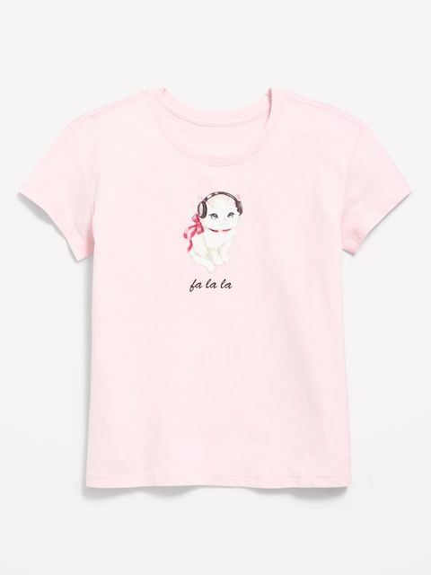 Short-Sleeve Graphic T-Shirt for Girls