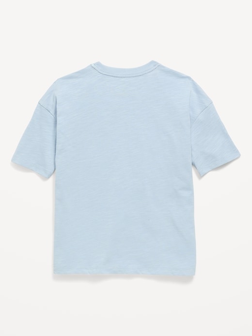 Image number 3 showing, Oversized Short-Sleeve Pocket T-Shirt for Boys