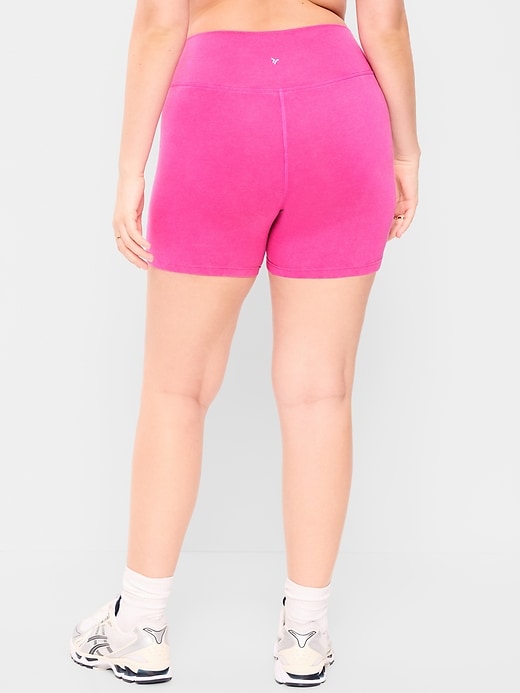 Image number 5 showing, High-Waisted PowerChill Biker Shorts -- 5-inch inseam