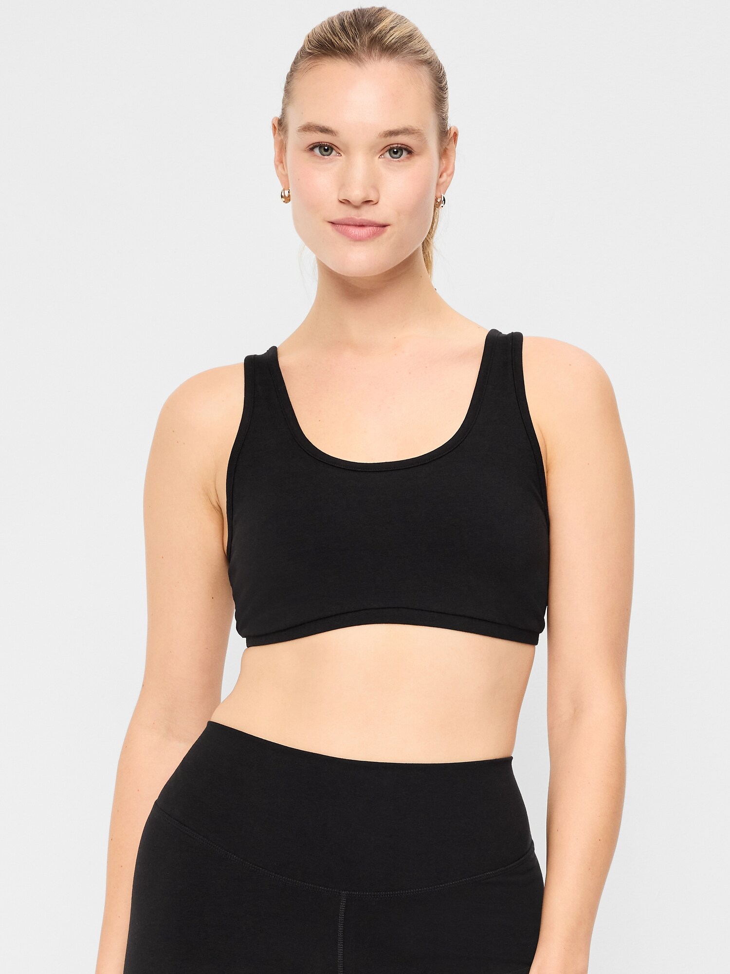 Спортивное бра PowerChill, лёгкая поддержка — Old Navy, цвет: Чёрный — фото 5