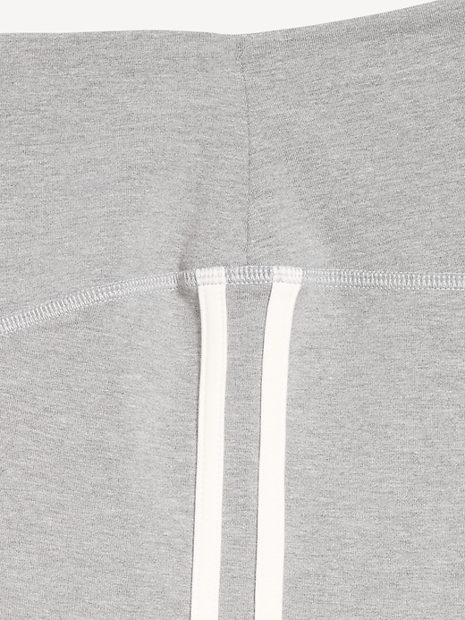 Image number 3 showing, High-Waisted PowerChill Side-Stripe Biker Shorts -- 5-inch inseam