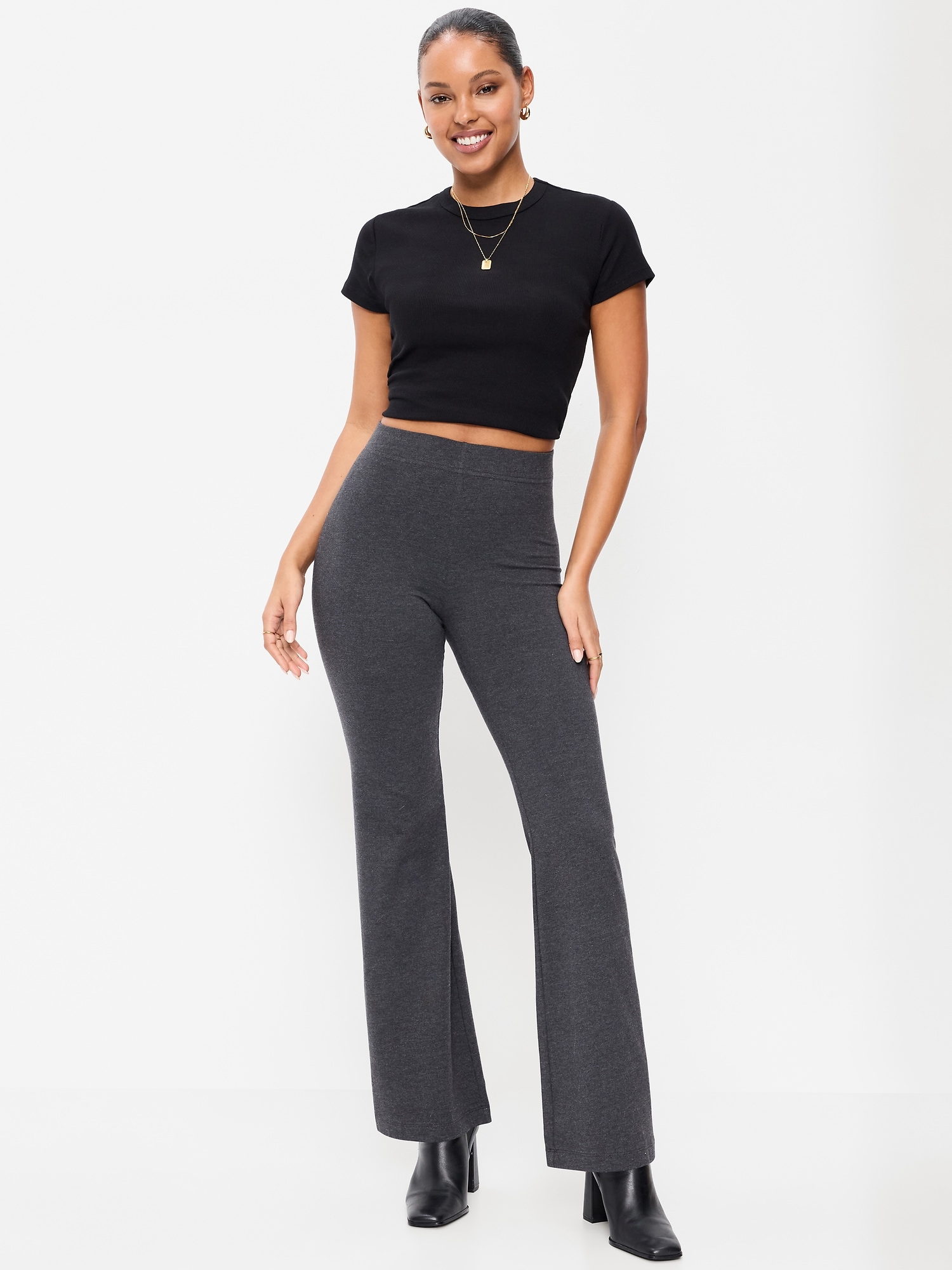 High-Waisted Flare Leggings