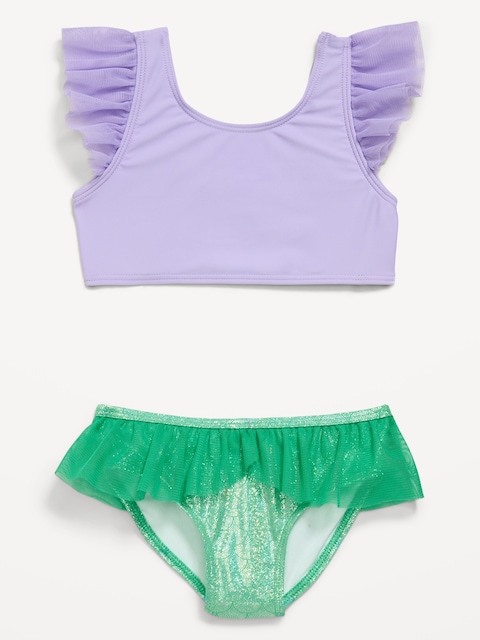 Ruffled Bikini Swim Set for Toddler Girls