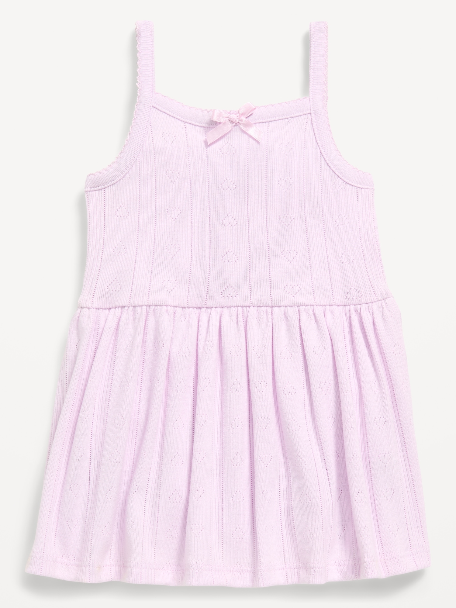 Pointelle-Knit Bodysuit Dress for Baby