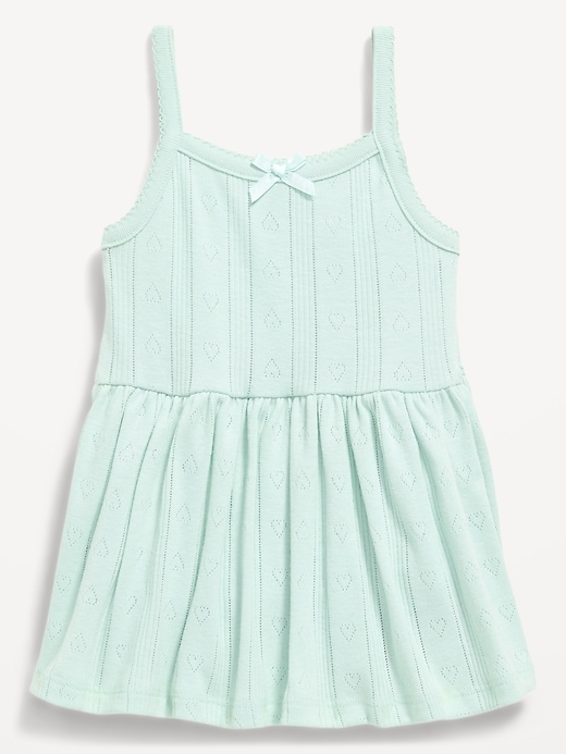 Image number 1 showing, Pointelle-Knit Bodysuit Dress for Baby