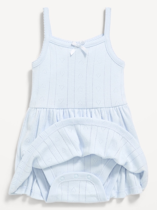Image number 2 showing, Pointelle-Knit Bodysuit Dress for Baby