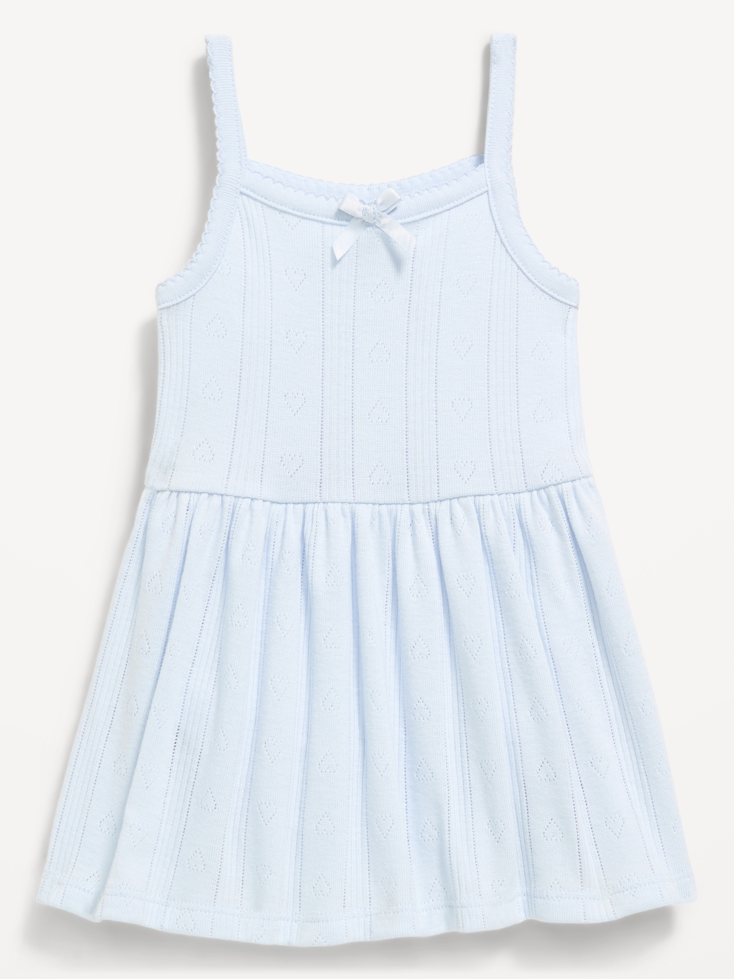 Pointelle-Knit Bodysuit Dress for Baby