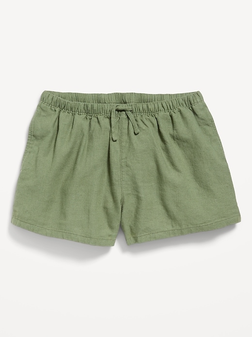 Image number 1 showing, Linen-Blend Shorts for Girls