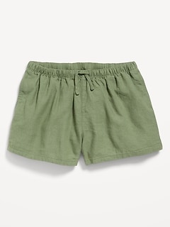 Linen-Blend Shorts for Girls