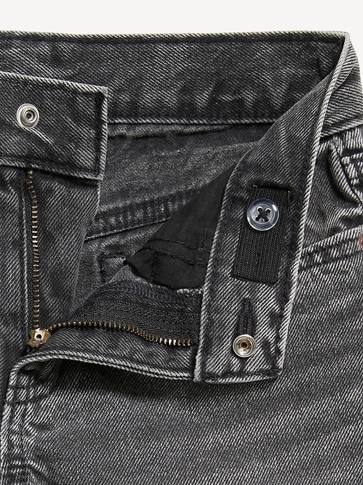 Image number 5 showing, High-Waisted Frayed-Hem Jean Shorts for Girls