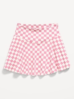 High-Waisted Performance Skort for Girls