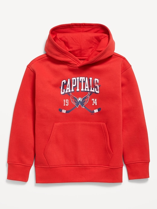 Image number 2 showing, NHL Graphic Gender-Neutral Hoodie for Kids