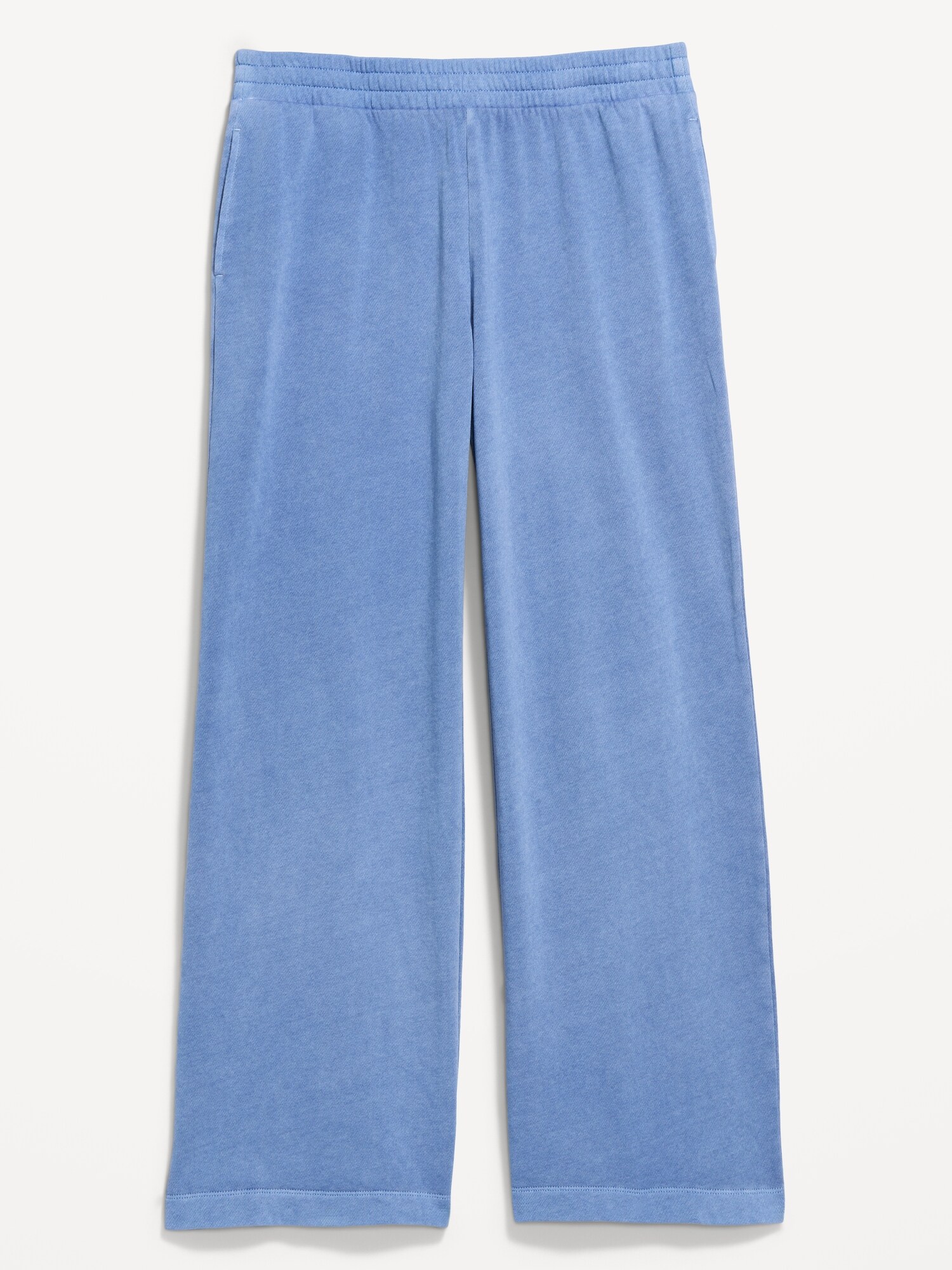 High-Waisted Wide-Leg Sweatpants