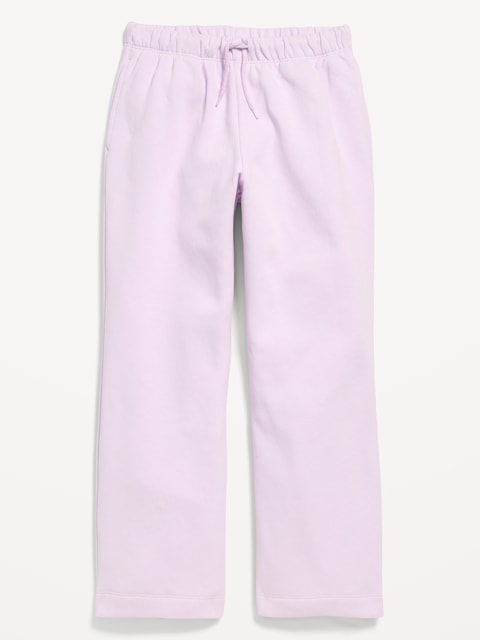 Favorite Fleece High-Waisted Wide-Leg Sweatpants for Girls
