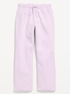 Favorite Fleece High-Waisted Wide-Leg Sweatpants for Girls